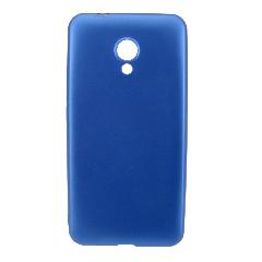 Накладка Meizu M5s силиконовая под тонкую кожу синяя