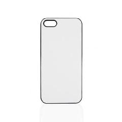 Накладка iPhone 5/5G/5S для сублимации со вставкой, пластик черный