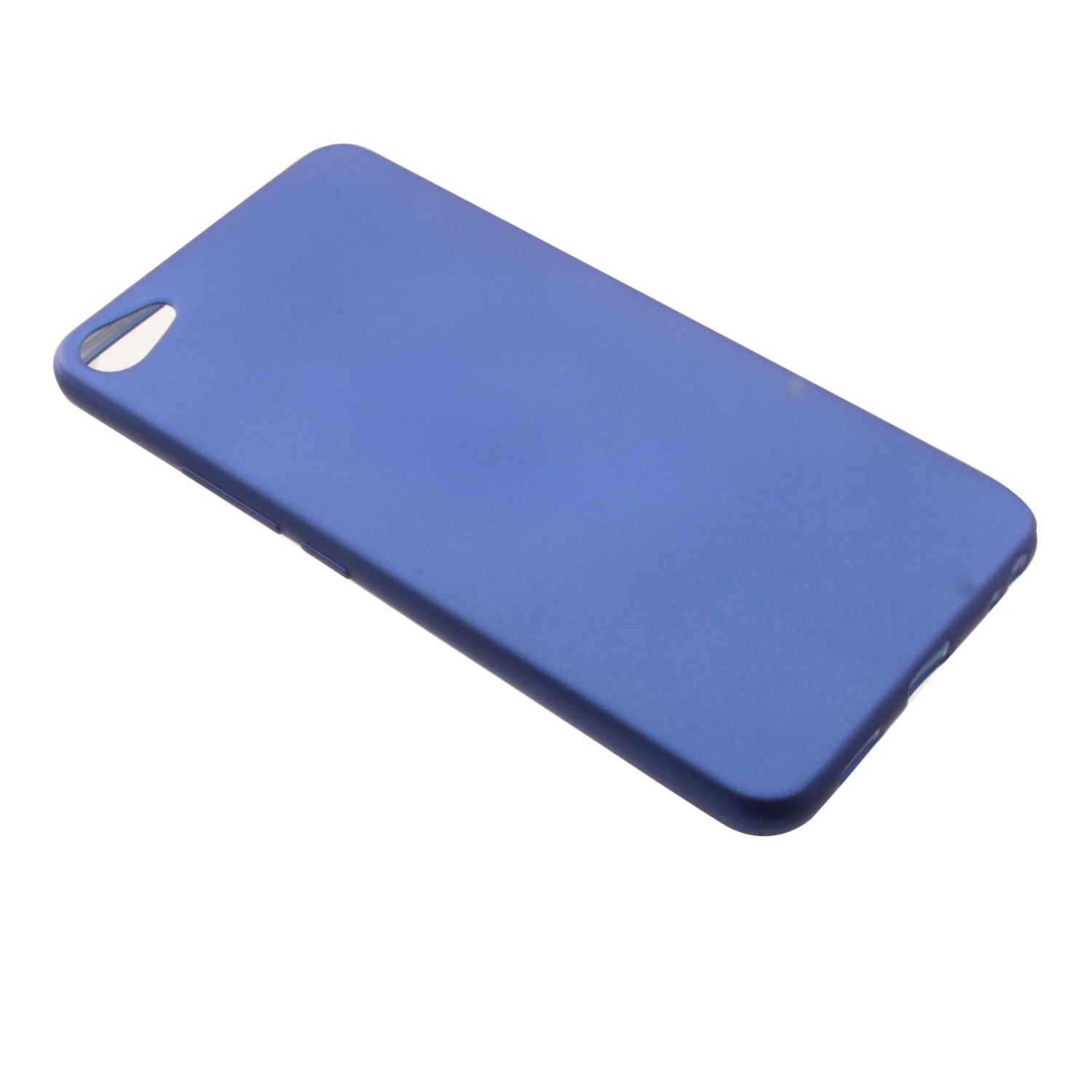 Накладка Meizu U20 силиконовая под тонкую кожу синяя