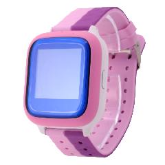 Часы-GPS Smart Watch E29 резиновый водонепроницаемые розовые