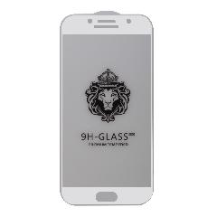 Закаленное стекло Samsung A7 2017/A720F 2D белое 9H Premium Glass