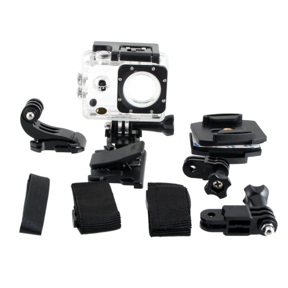 Экшн-камера Sports SJ8000+ 4K, 30FPS, 2'', 170º, Wi-Fi черная
