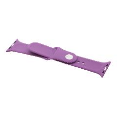 Браслет для Apple Watch 38/40 мм силиконовый фиолетовый