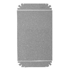 Наклейка Meizu M5 на корпус блестки серебро