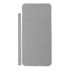 Наклейка iPhone 5/5G/5S на корпус блестки серебро