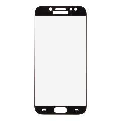 Закаленное стекло Samsung J7 2017/J730F 2D черное в тех. пакете