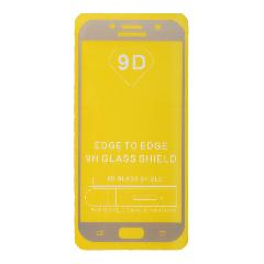 Закаленное стекло Samsung A7 2017/A720F 2D золото 9H Premium Glass
