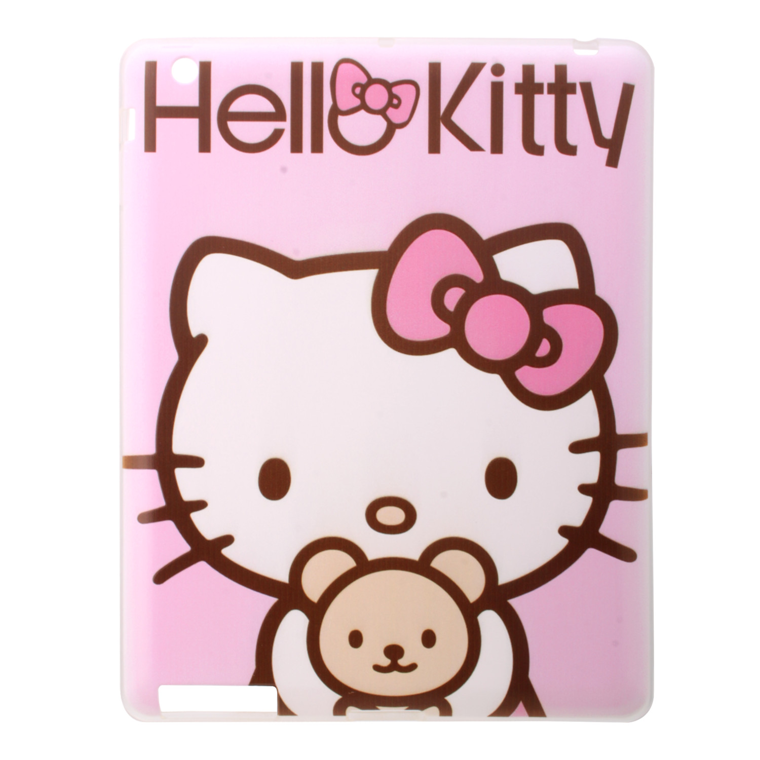 Накладка iPad 2/3/4 силиконовая Flu Ang Hello Kitty
