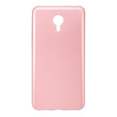 Накладка Meizu M3 Note силиконовая под тонкую кожу розовое золото
