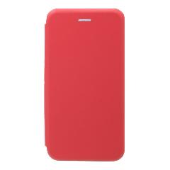 Книжка iPhone 6/6S Plus красная горизонтальная на магните