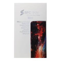 Наклейка iPhone X на корпус SFC SKIN Космос золотой