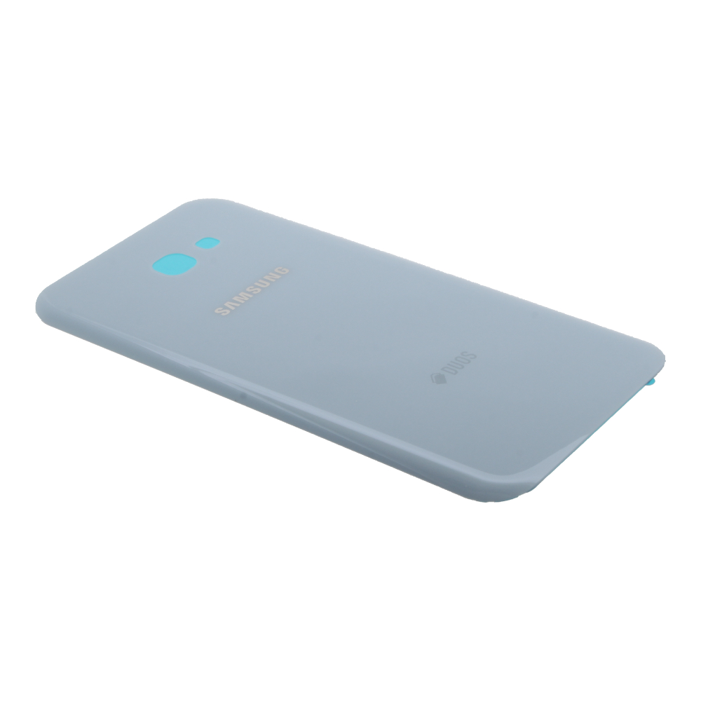 Задняя крышка для Samsung A720/A7 (2017) синяя ОРИГ