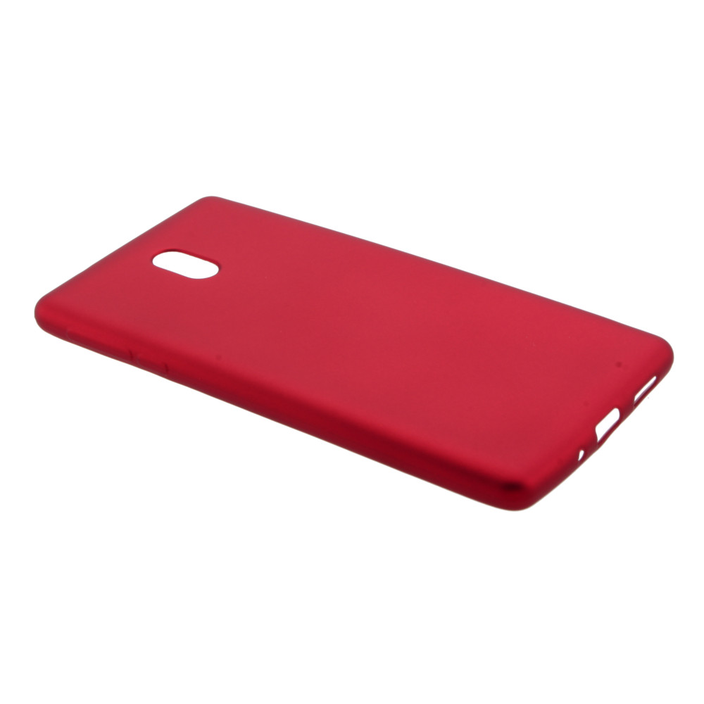 Накладка Nokia 3 силиконовая под тонкую кожу красная