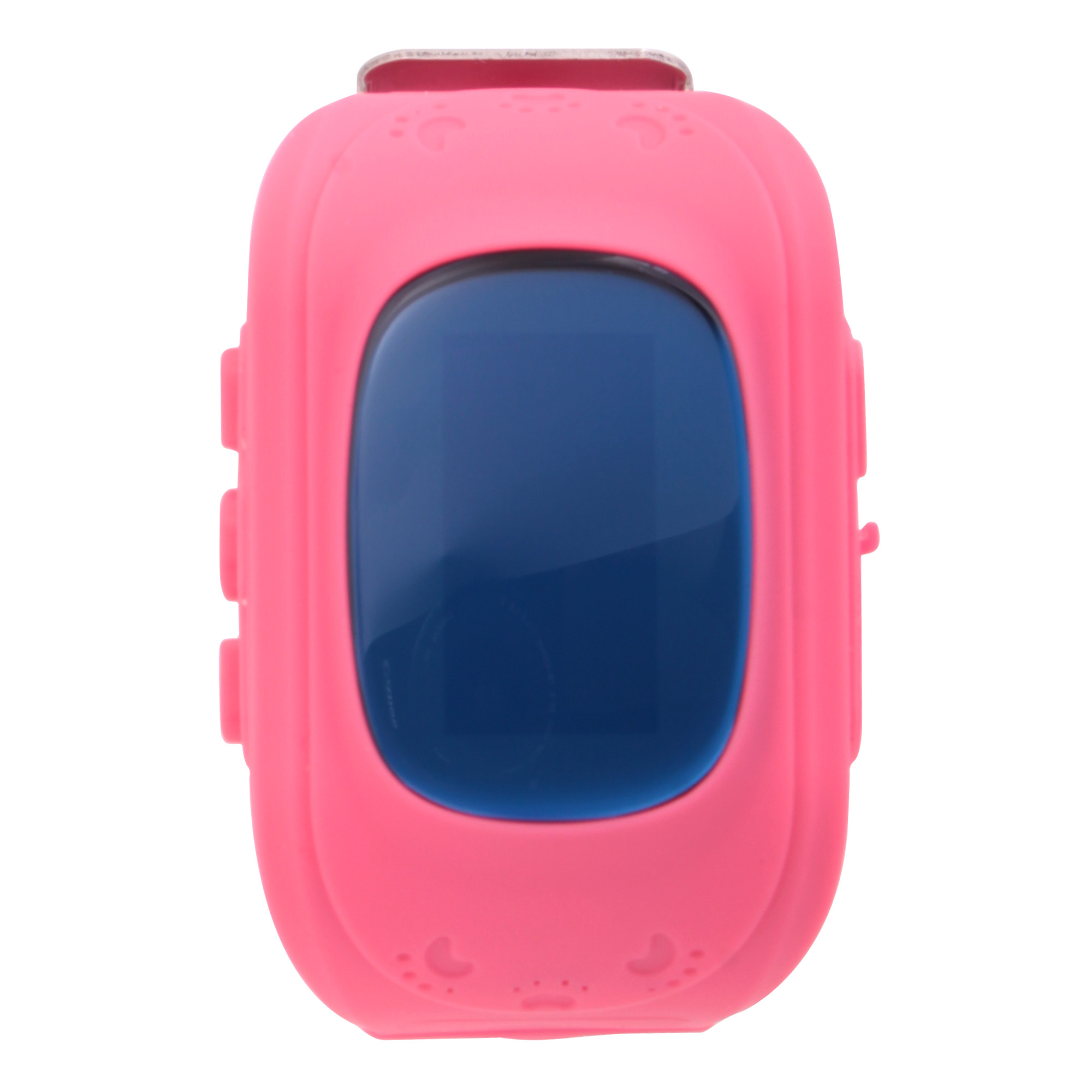 Часы-GPS Smart Watch Q50 резиновые с полным экраном розовые