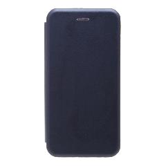 Книжка Samsung A8 Plus 2018/A730F синяя горизонтальная на магните