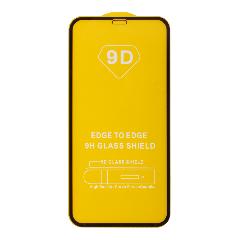 Закаленное стекло iPhone XR 2D черное 9H Premium Glass