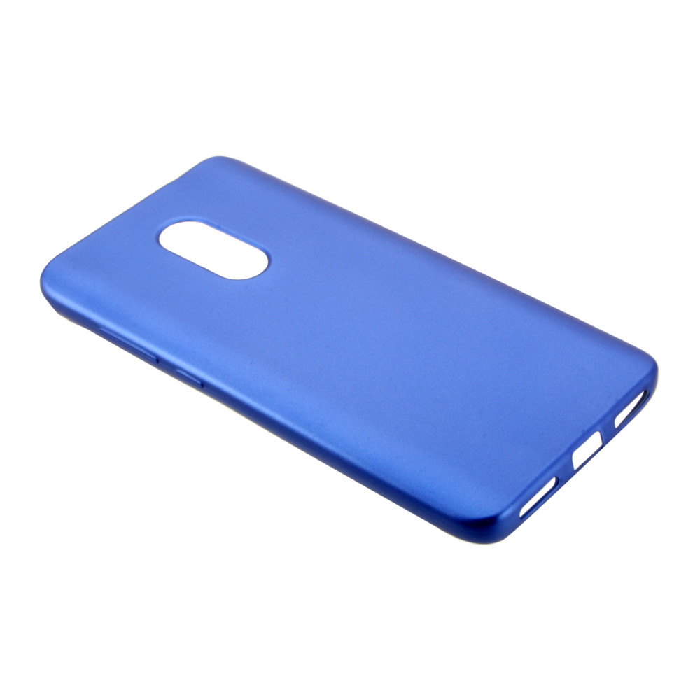 Накладка Xiaomi Redmi Note 4 силиконовая под тонкую кожу синяя