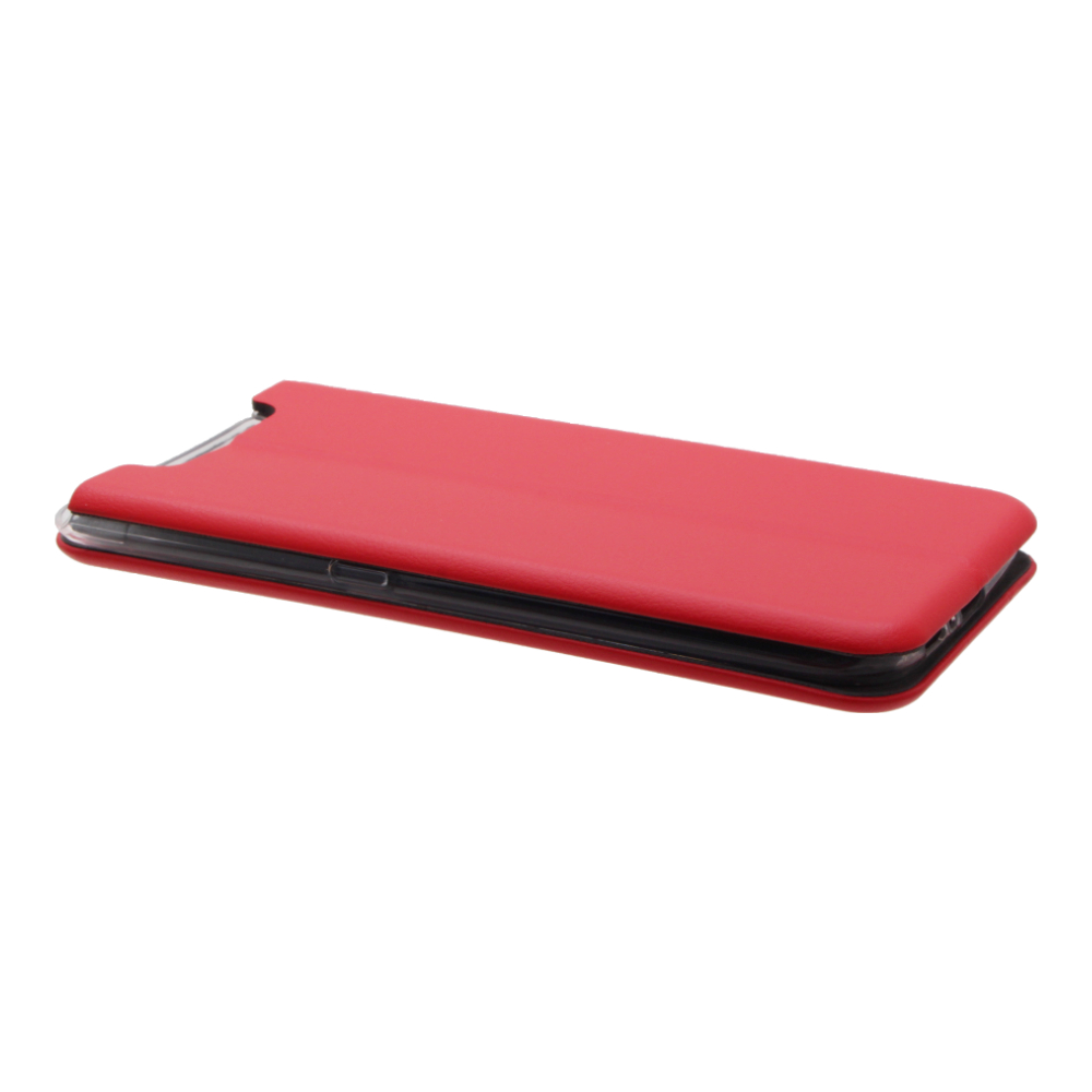 Книжка Samsung A80/A90 красная горизонтальная на магните
