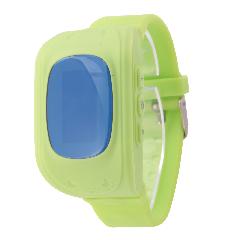 Часы-GPS Smart Watch Q50 резиновые с полным экраном зеленые