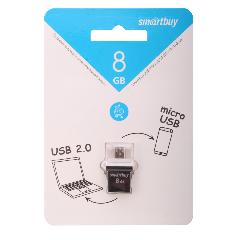 К.П. USB 8 Гб SmartBuy OTG POKO series черная