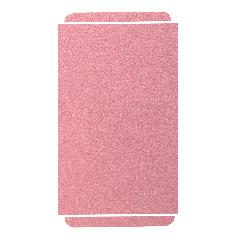 Наклейка Xiaomi Redmi Note 4 на корпус блестки розовая