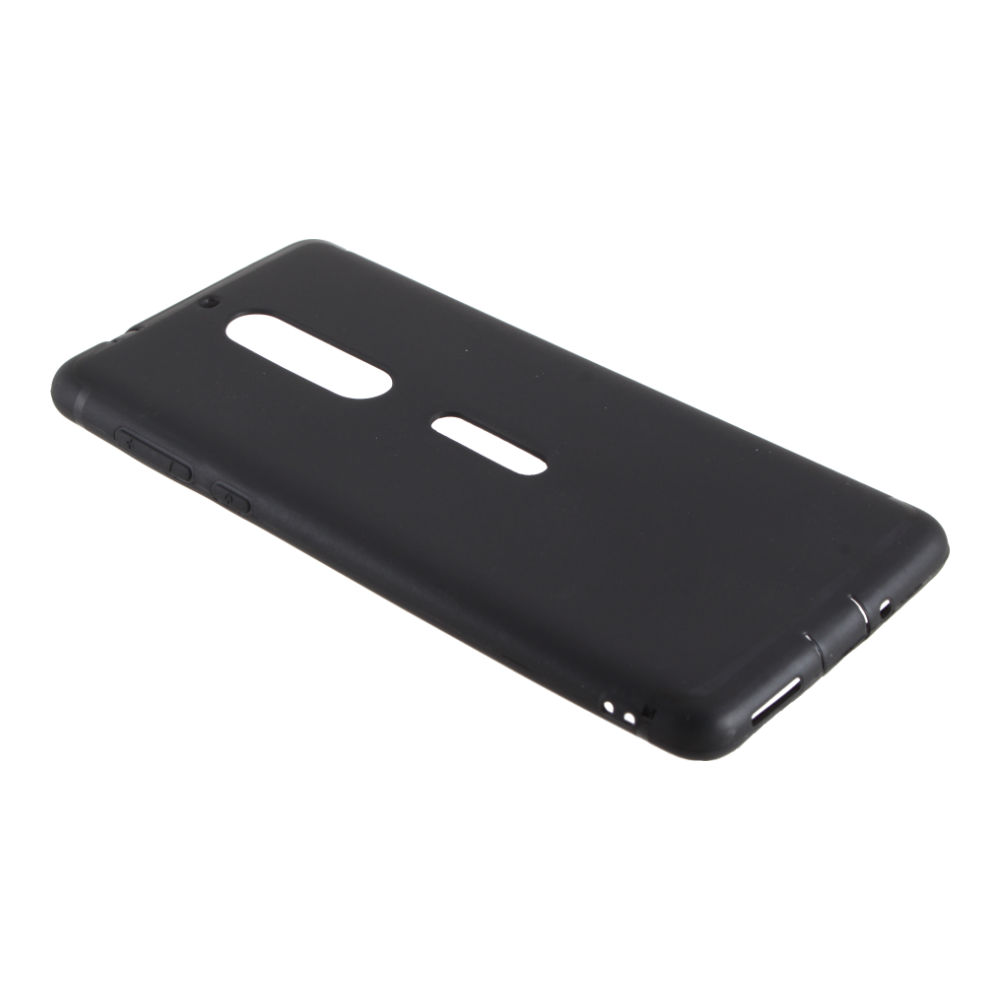 Накладка Nokia 5 резиновая матовая ультратонкая черная