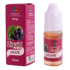 Жидкость для заправки электронных сигарет Hangboo Grape (Виноград) 10мл (LOW-6мг)
