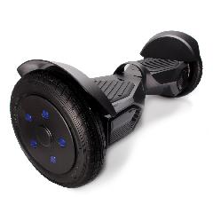 Гироскутер Smart Balance Wheel 10" со светящимися колесами черный
