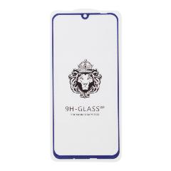 Закаленное стекло Huawei Honor 10 Lite 2D синее 9H Premium Glass