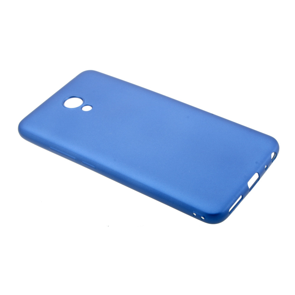 Накладка Meizu M5 Note силиконовая под тонкую кожу синяя
