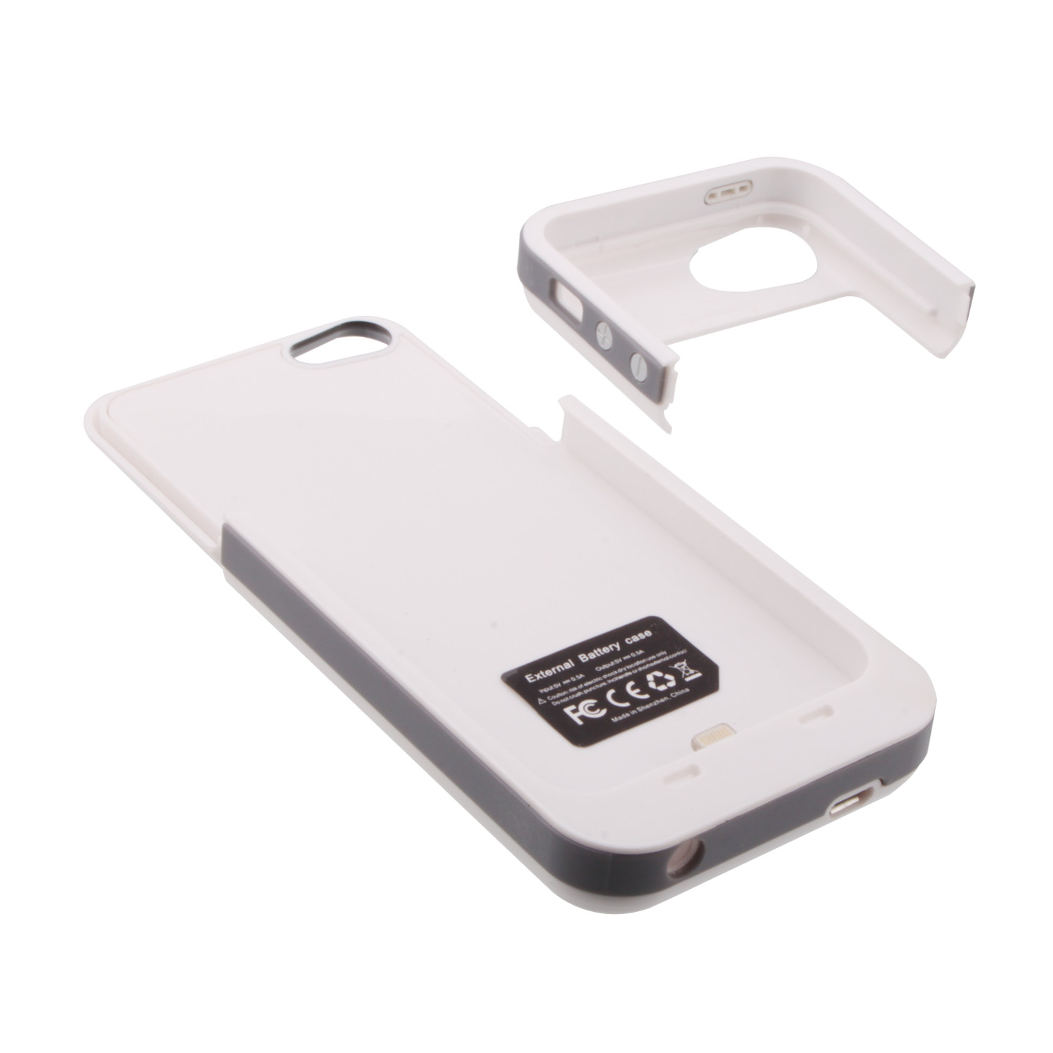 Чехол-АКБ iPhone 5/5S 2500 mAh белый