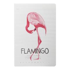 Тетрадь LG-21266 Flamingo белая
