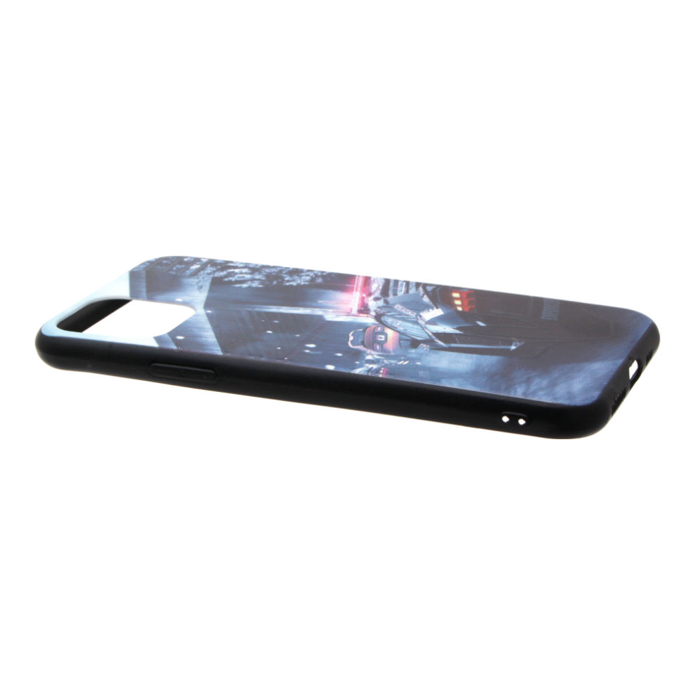Накладка iPhone 11 Pro пластиковая с резиновым бампером Автомобили Enforges