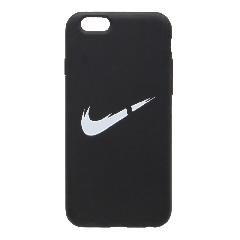 Накладка iPhone 6/6S резиновая рисунки матовая противоударная Nike черная