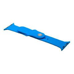 Браслет для Apple Watch 42/44 мм силиконовый голубой