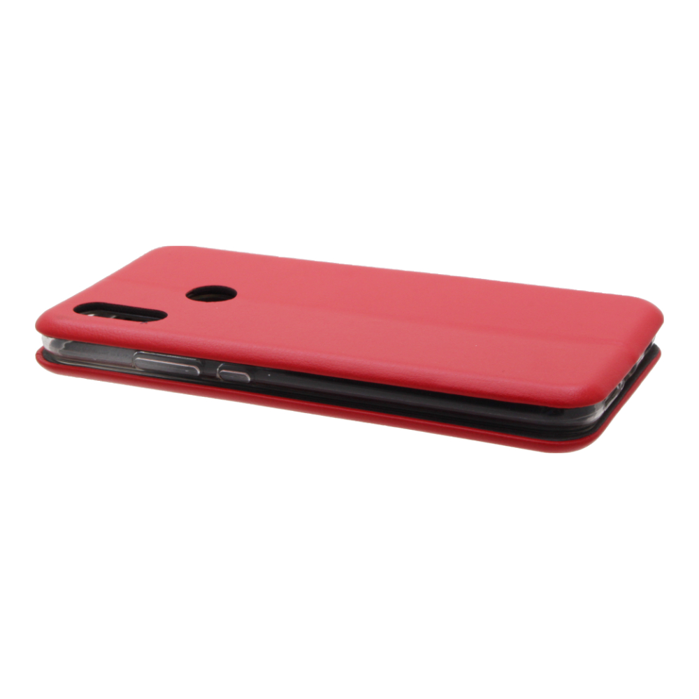 Книжка Huawei P20 Lite красная горизонтальная на магните