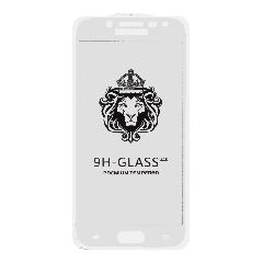 Закаленное стекло Samsung J5 2017/J530F 2D белое 9H Premium Glass