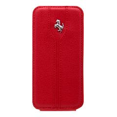 Книжка iPhone 5/5S/SE красная Ferrari