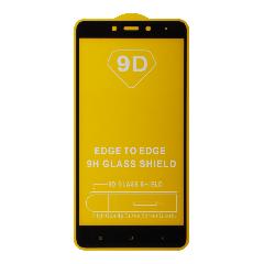 Закаленное стекло Xiaomi Redmi Note 4 2D черное 9H Premium Glass