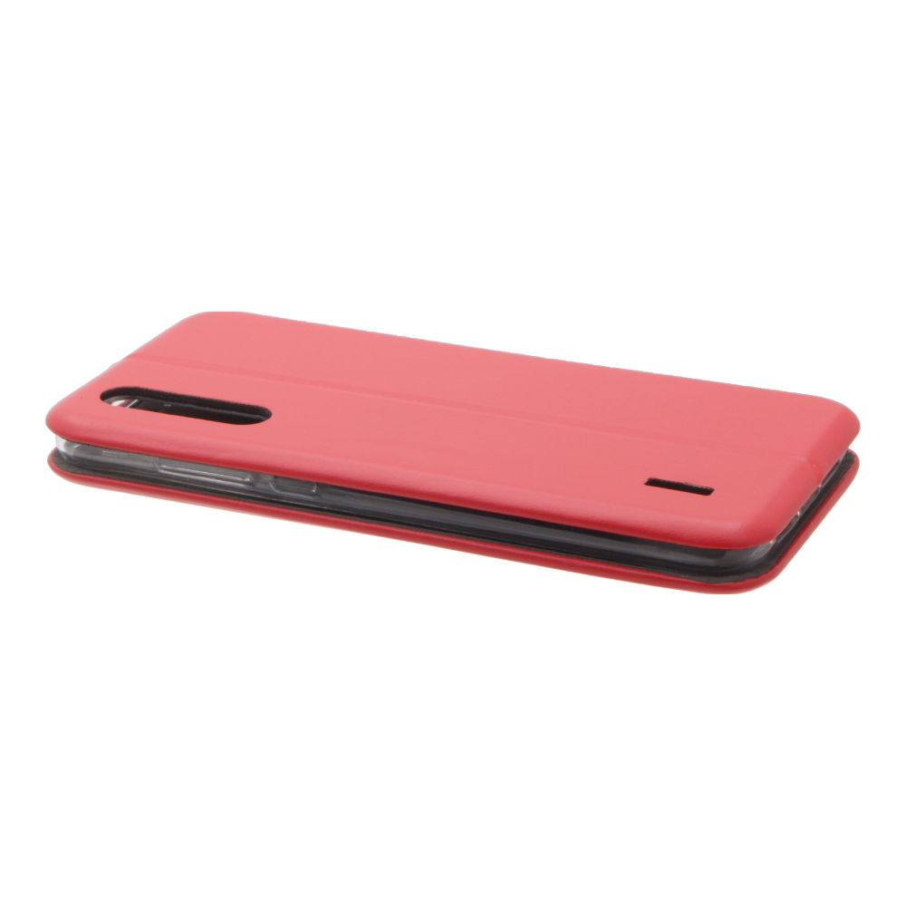 Книжка Xiaomi Mi 9 Lite красная горизонтальная на магните