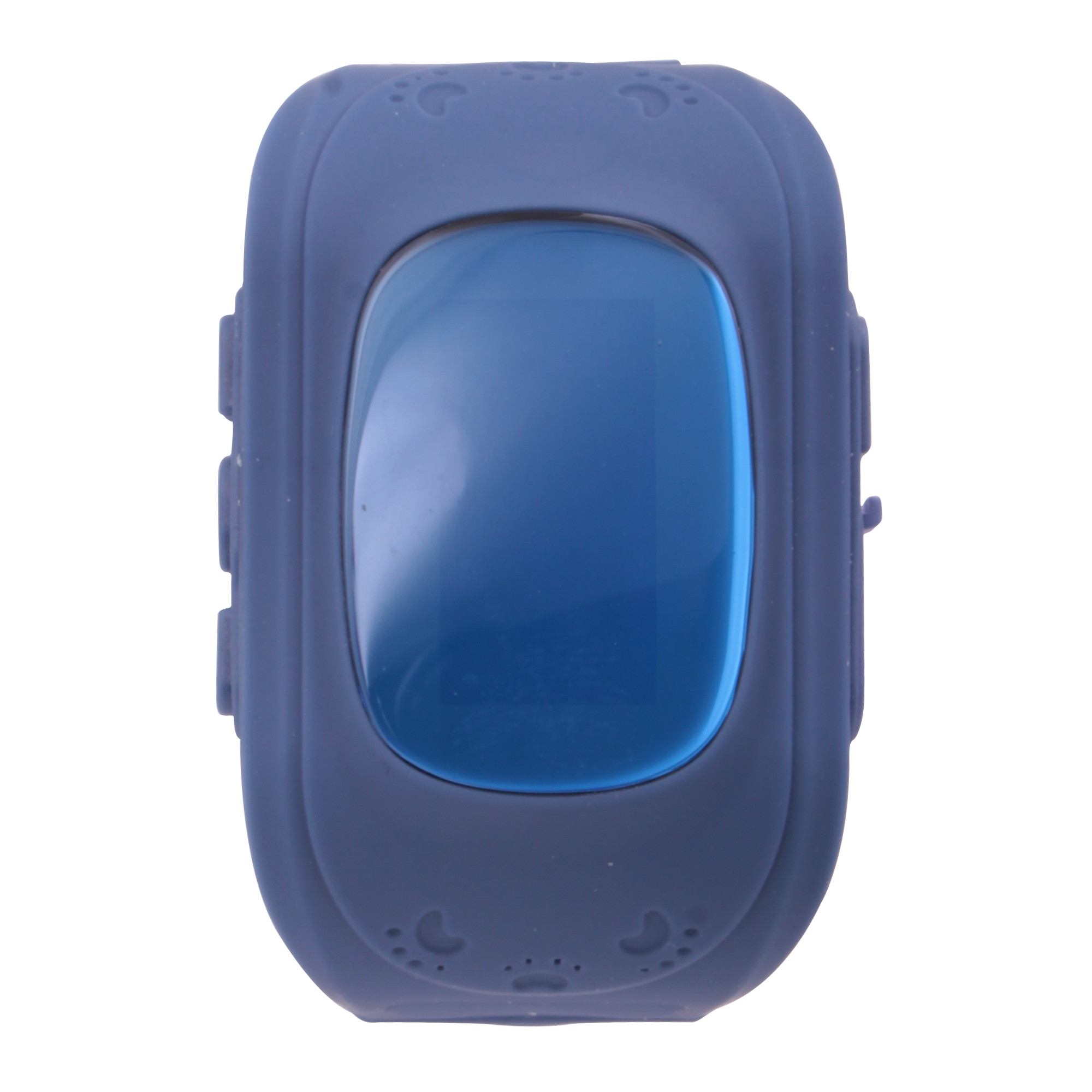 Часы-GPS Smart Watch Q50 резиновые с полным экраном синие