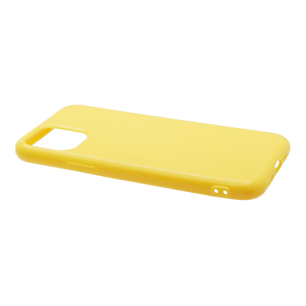 Накладка iPhone 11 Pro силиконовая непрозрачная желтая