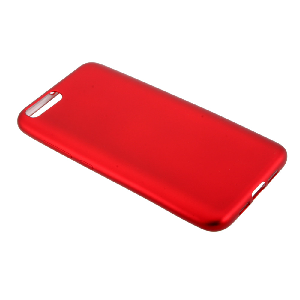 Накладка Xiaomi Mi 6 силиконовая под тонкую кожу красная