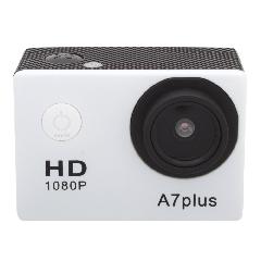 Экшн-камера Sports HD A7Plus Full HD, 30FPS, 1,5'', 170º, 4X zoom, белая