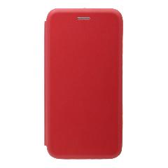 Книжка Xiaomi Mi 9 Lite красная горизонтальная на магните