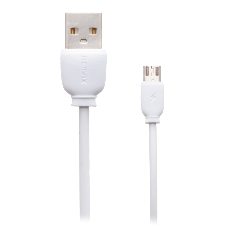 СЗУ с 2 USB 2,4A + кабель USB Micro Remax RP-U22 белый