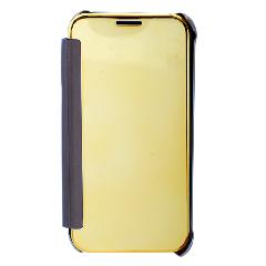 Книжка Samsung A5 2017/A520F золотая горизонтальная зеркальная