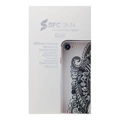 Наклейка iPhone 7/8 на корпус SFC SKIN Узор серая