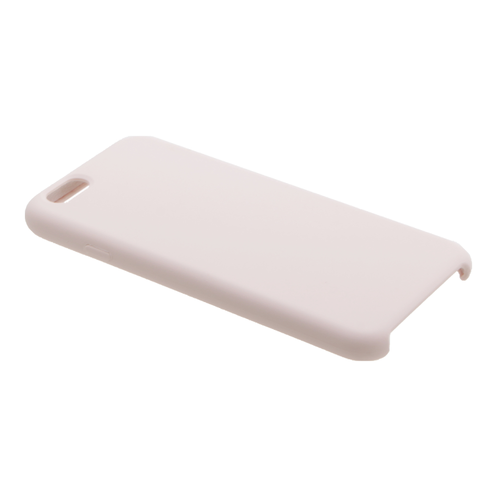 Накладка iPhone 6/6S Silicone Case прорезиненная персиковая