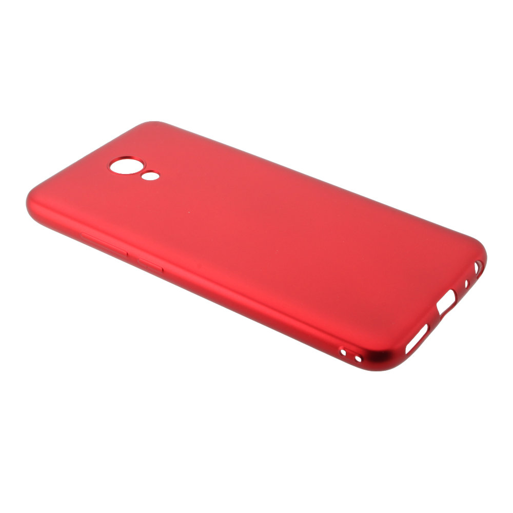 Накладка Meizu M5 Note силиконовая под тонкую кожу красная